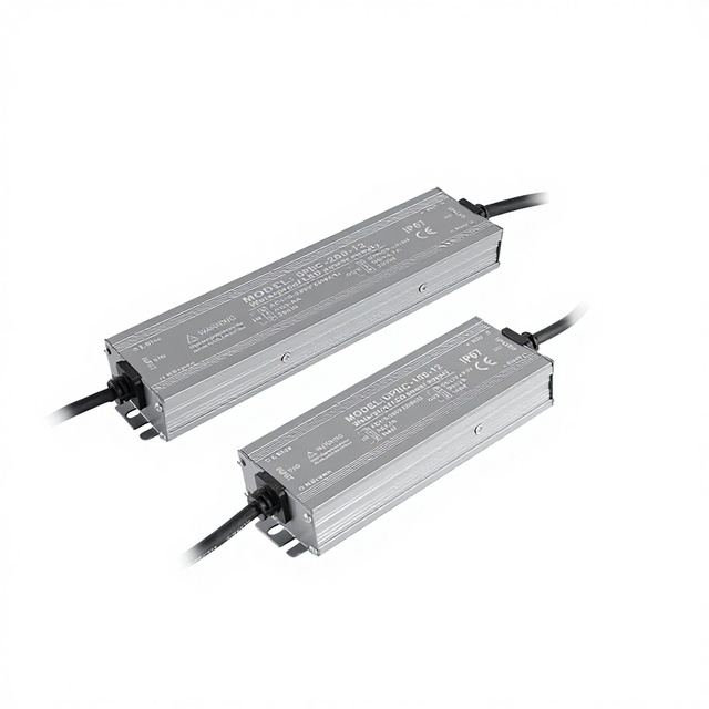 DEPU 16.6A 8.5A IP67 Waterproof 86% Efficient Single Output AC-DC 50/60Hz LED Driver 12V 24V 200W Constant Voltage 180-250V