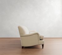 Canapé d'angle en L trois places en coton et lin, structure en bois, rembourrage en mousse, mobile, lavable, personnalisable, style nordique