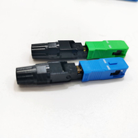 Adaptateur de fibre optique CaiLi APC 55 mm, connecteur rapide avec garantie d'un an pour câble de branchement FTTH