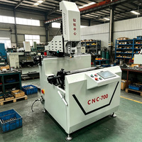 Machine de perçage et de fraisage CNC, fraiseuse-perceuse 3 axes à servo-entraînement, pour le chanfreinage de profilés en aluminium, fabrication industrielle