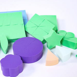 2024 Mới Nhất Thoải Mái Grip Ngôi Sao Năm Cánh Mềm Mại Ướt Và Khô Miễn Phí Mẫu Trang Điểm Bọt biển Máy Xay Sinh Tố Bột Phun - Product Image 4