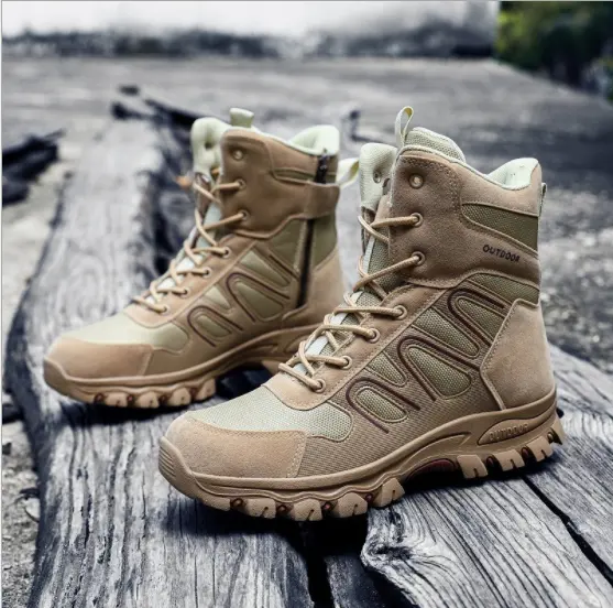 Wholesale High-Quality Breathable Cheap Desert Bota Training Boots Safety Shoes For Men