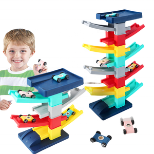 Nouveauté 2025 Blocs de construction pour enfants, Voiture à roulettes, Piste colorée modulable, 30 pièces, Blocs de construction DIY pour enfants, Développe le cerveau - Product Image 1