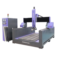 1300*2500 Routeur CNC 4 axes à grande surface pour panneau de meubles Découpe 3D Gravure Système de contrôle Syntec Noyau d'engrenage encastré