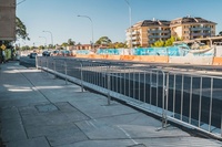 Barrière de contrôle de foule pour concert, barricade en acier amovible, clôture de sécurité pour événement