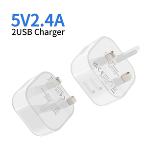 Meilleures ventes 2026 : Chargeur USB double port 5V 2.4A universel 12W à charge rapide pour iPhone, Samsung, Techno, Xiaomi - Product Image 1