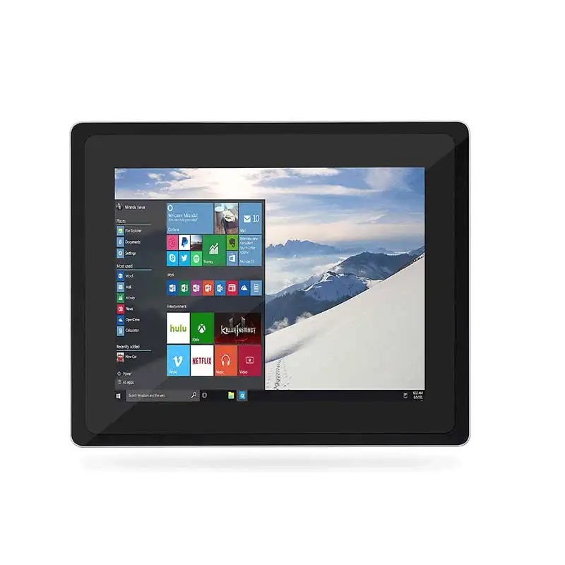 10.1 12.1 15.6 Inch Alles In Één Touchscreen Industrieel Paneel Pc Core 6e Tot 11e Generatie Cpu Ip65 Waterdichte Embedded Tablet