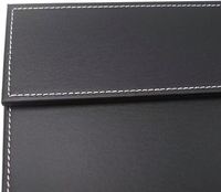 Tapis de bureau élégant texturé en cuir PU pour bureau tapis de protection de Table de couleur personnalisée