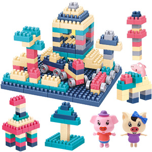 Jouets de construction Paradise Interlocking, 100-200 pièces, éducatifs pour enfants de 2 à 6 ans - Product Image 2
