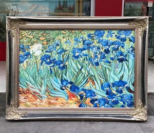 Pittura a olio antico cornice, dipinti a olio fatti a Mano, cornice della decorazione della casa - Product Image 1