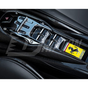 Kits de Interiores de Fibra de Carbono Seca, Kit de Consola Central para el Túnel Delantero para Ferrari 296 2021-2025 - Product Image 3