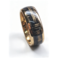 Bague de mariage de luxe pour homme en acier tungstène plaqué or 18K 24K, design personnalisé, vente en gros OEM ODM