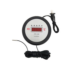 Цифровой Измеритель температуры и влажности в помещении и на открытом воздухе электронный сухой и влажный термометр с проводным зондом - Product Image 2