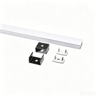 Profilé LED en aluminium de haute qualité 17*06mm pour bande lumineuse, montage en surface, pour décorations de carrelage et bordures, Série 6000