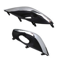 Cache de phare antibrouillard avec garniture chromée de remplacement pour Nissan Sunny/Versa/Almera 2015 2016 2017