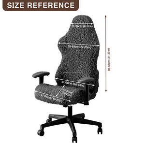 <span class=keywords><strong>Housse</strong></span> de chaise de bureau rotative ergonomique bon marché de haute qualité housses de chaise de jeu d'<span class=keywords><strong>ordinateur</strong></span> extensibles avec housses de protection de <span class=keywords><strong>fauteuil</strong></span> - Product Image 6