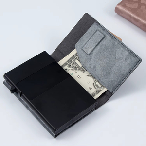 2025 New Camouflage Button Closure <b>RFID</b> Blocking Smart <b>Wallet</b> Card Holder Large Capacity 4-6 Cards Credit Card <b>Wallet</b> <b>Men</b> - Product Image 3