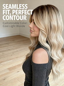 วิกผมแท้<span class=keywords><strong>บ</strong></span>ราซิลแ<span class=keywords><strong>บ</strong></span><span class=keywords><strong>บ</strong></span> HD Lace สำหรับผู้หญิง สีน้ำตาลไล่เฉด แบ<span class=keywords><strong>บ</strong></span><span class=keywords><strong>สั้น</strong></span>หยิกเป็นลอนใหญ่  แบ<span class=keywords><strong>บ</strong></span>เต็มศีรษะ - Product Image 4