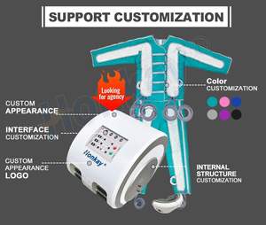 Máquina de Drenaje Linfático por Presoterapia con 24 Bolsas de Aire para Relajación Muscular y Masaje Corporal Completo - Product Image 6