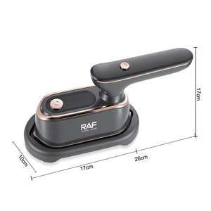 Défroisseur vapeur grande capacité, idéal pour la maison et les voyages, avec un petit fer à repasser électrique pliable et rotatif - Product Image 4