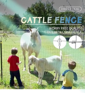 Clôture pour bétail à nœuds fixes galvanisée haute résistance / Clôture de champ tissée en acier à haute résistance pour ferme et bétail - Product Image 6