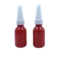 Vide haute résistance 10ml rouge Ldpe filetage adhésif tuyau filetage casier mastic adhésif bouteille