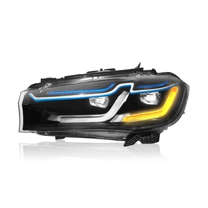 Phare avant BMW F15 pour BMW X5 F15 2014-2018, ensemble de phares LED, mise à niveau style <span class=keywords><strong>2023</strong></span>, lentille de projecteur, DRL séquentiel - Product Image 2