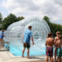 Jouets aquatiques gonflables en PVC de haute qualité : roues aquatiques et balles roulantes pour enfants, pour usage intérieur/extérieur