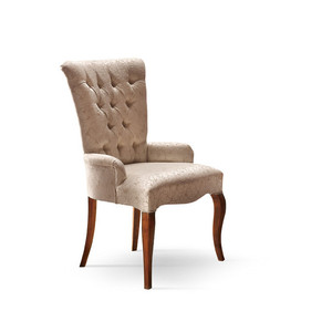 Poltrona provenzale antico reclinabile in tessuto di lusso rovere casa ufficio mobili per soggiorno camera da letto moderno accento classico - Product Image 1