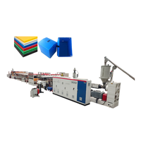 Ligne de machine d'extrusion de panneau de plaque de gabarit de section transversale de grille creuse en plastique rigide transparent de PP polypropylène PE