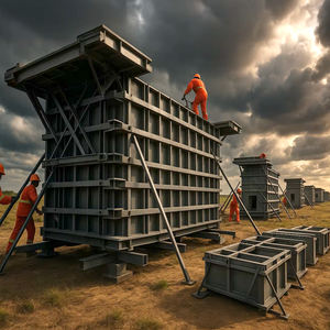 Produit chaud pour le développement <span class=keywords><strong>immobilier</strong></span> Construction préfabriquée Villas Machine de construction Moule de <span class=keywords><strong>maison</strong></span> en béton préfabriqué - Product Image 4