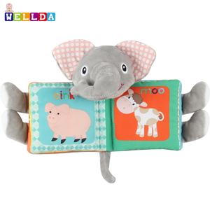 Libro de tela suave con animales creativos, no tóxico, para la educación temprana <span class=keywords><strong>y</strong></span> la interacción entre padres e hijos, ideal para niños. - Product Image 4