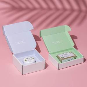 กล่องไปรษณีย์กระดาษรีไซเคิลเคลือบสีสำหรับขายส่ง กล่องไปรษณีย์สีตามสั่งสำหรับบรรจุภัณฑ์ค้าปลีก - Product Image 6
