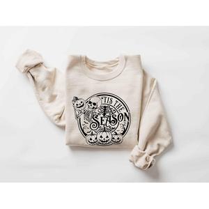 Felpa da donna ricamata con Design divertente di <span class=keywords><strong>Halloween</strong></span> <span class=keywords><strong>per</strong></span> la stagione spettrale - Product Image 3