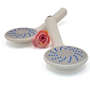 ABS Plastic Single Function White/Customized Color <b>Shower</b> Head High Pressure Water Saving Hand <b>Shower</b> for Bathroom <b>Accessory</b> - Product Image 1