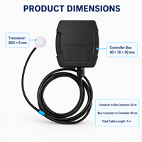 Sensor de Nivel de Líquido Ultrasónico Inalámbrico DF520 NB-IoT LoRaWAN 4G, Monitor Remoto de Nivel de Combustible y Agua