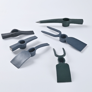 Vente directe d'usine, <span class=keywords><strong>pioche</strong></span> en acier forgé de qualité industrielle, <span class=keywords><strong>manche</strong></span> en bois/fibre de verre/TPR pour utilisation à la ferme, mini houe de jardin, fourche à main - Product Image 4