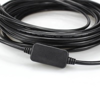 Kabel Repeater Aktif USB 2.0 Kecepatan Tinggi 50ft dengan Penguat Sinyal, Tipe Male ke Male untuk Printer/Scanner/Periferal 480Mbps