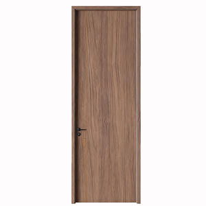 أبواب خشبية داخلية حديثة مخصصة عازلة للصوت ومقاومة للماء لغرف المعيشة وغرف النوم والمكاتب والفنادق والشقق - Product Image 1