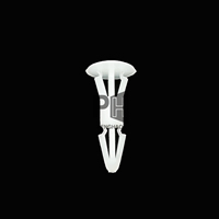 OEM blanc Nylon plastique Rivet Push in Fix Clip Connecteur Fixe Entretoise Support pour PCB Circuit Board 3 4.5 5.5mm Trou