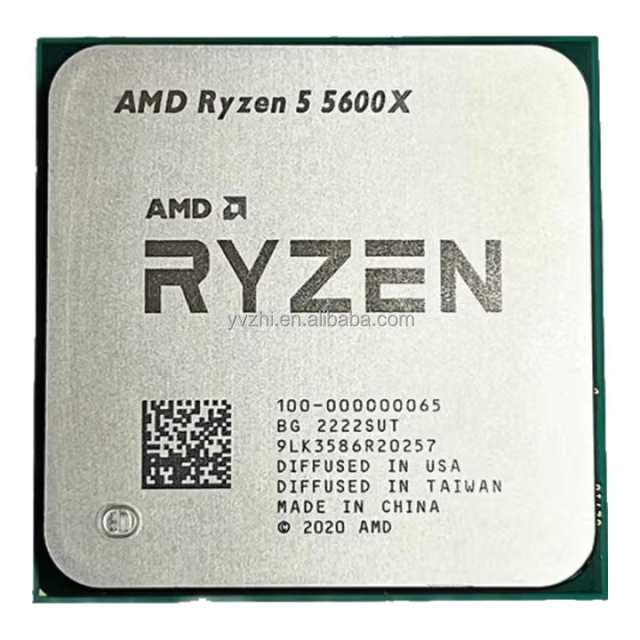 AMD for Ryzen 5 5600X AM4 Desktop CPU-6-Core 30MB L3 Cache 3.7GHz