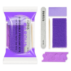 <span class=keywords><strong>Kit</strong></span> <span class=keywords><strong>Pedicure</strong></span> <span class=keywords><strong>Professionale</strong></span> 5 in 1 Monouso Viola per Unghie, Bestseller 2026 - Product Image 1