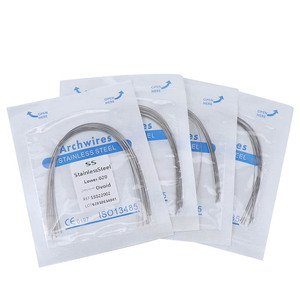 Arcs orthodontiques en acier inoxydable 012 014 016 018 020, ovales, pour mâchoire supérieure et inférieure, fil dentaire orthodontique, ISO13485, stérile - Product Image 4