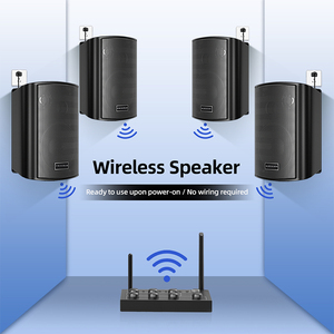 Sistema de Sonido Activo para Restaurantes con Juego de Altavoces de Pared de 50W <span class=keywords><strong>Mono</strong></span>, Control Remoto, Mezclador BGM para Bares y Cafeterías - Product Image 1