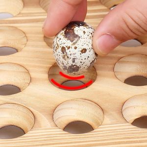 Wooden Quail Egg Rack 2 Tier Stackable Countertop <b>Storage</b> <b>Tray</b> Pine Wood Patina Rectangle Shape Food Container - Product Image 3
