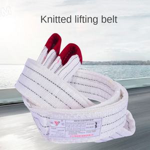 5 tonnes 2 tonnes 10 tonnes polypropylène industriel porteur 4.5mm d'épaisseur 12.7m ceinture suspendue plate haute résistance <span class=keywords><strong>Double</strong></span> boucle anneau - Product Image 4