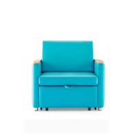 Chaises et sofas de dormeur d'hôpital chaise préposée aux patients avec roulettes