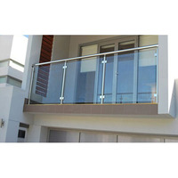 Foshan usine poste balustrade en verre garde-corps en verre trempé clair balustres garde-corps escalier personnalisé balustre en verre