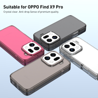 Funda Protectora Antigolpes Soonleader Ultra Transparente de TPU y PC Magnética Suave con Colores Personalizables para Oppo X9 Pro
