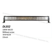Barres lumineuses de rampe de visière de voiture à double rangée de 22 pouces, barres lumineuses tout-terrain pour camion, 120w